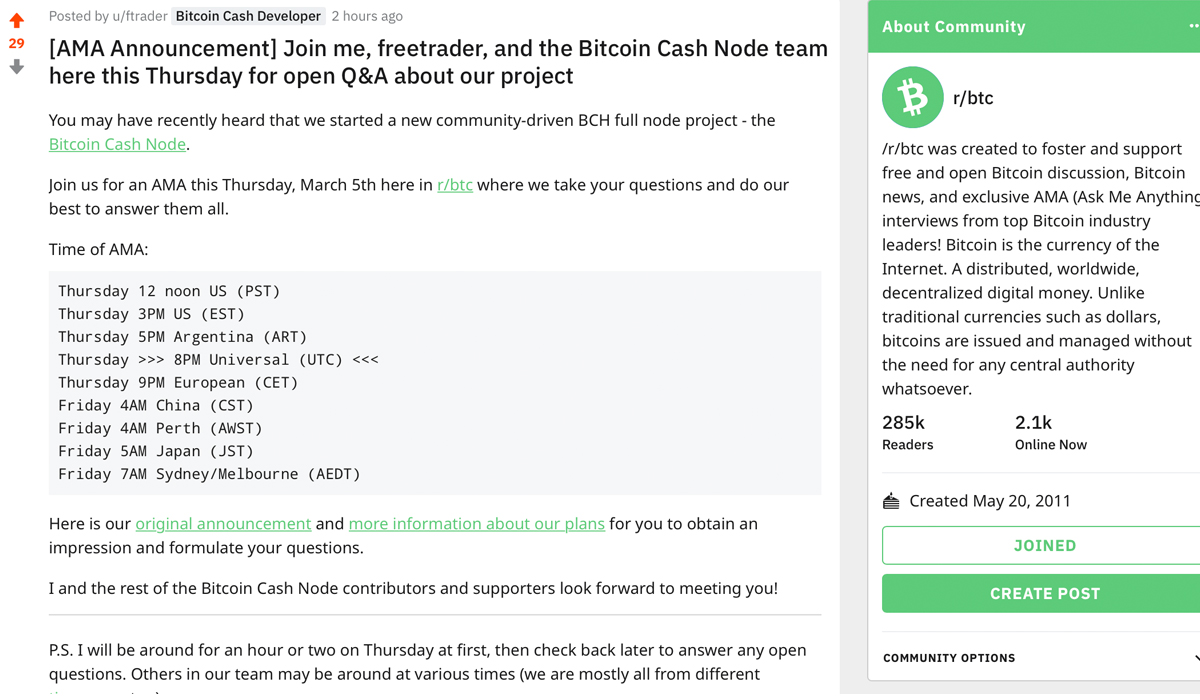 Bitcoin Cash Node Reveals Upgrade Plans for May and Difficulty Algorithm Research